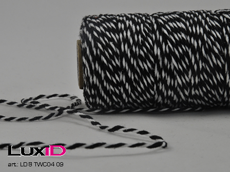 Twine cord 09 zwartl 1,5mm x 100m